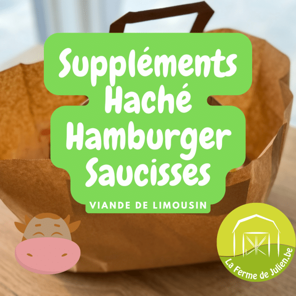 Limousin - Suppléments "Haché" (par pack de 500gr)