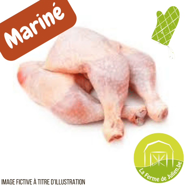 Les Cuisses de poulet plein air marinés (2 pièces)