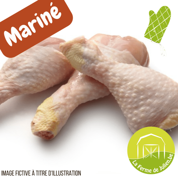 Les Pillons de poulet plein air marinés (4 pièces)
